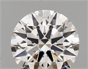 Lab Created Diamond 1.03 Carats, Round with ideal Cut, D Color, vvs2 Clarity and Certified by IGI