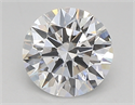 Lab Created Diamond 0.77 Carats, Round with excellent Cut, D Color, vvs2 Clarity and Certified by IGI