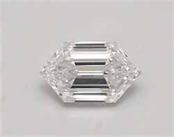 Picture of Lab Created Diamond 0.60 Carats, LONG HEXAGON with  Cut, D Color, vvs2 Clarity and Certified by IGI