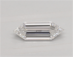 Picture of Lab Created Diamond 0.33 Carats, LONG HEXAGON with  Cut, E Color, vvs2 Clarity and Certified by IGI