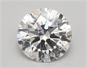 Lab Created Diamond 1.21 Carats, Round with ideal Cut, D Color, vs1 Clarity and Certified by IGI