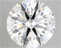 Del inventario de diamantes de laboratorio, 9.06 quilates, Redondo , Color F, claridad vvs2 y certificado IGI