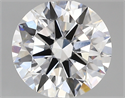 Lab Created Diamond 3.00 Carats, Round with ideal Cut, D Color, vvs2 Clarity and Certified by IGI