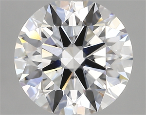Picture of Lab Created Diamond 2.60 Carats, Round with ideal Cut, D Color, vvs1 Clarity and Certified by IGI