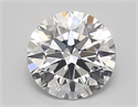 Lab Created Diamond 1.75 Carats, Round with ideal Cut, D Color, vvs1 Clarity and Certified by IGI