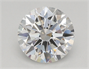 Lab Created Diamond 0.70 Carats, Round with ideal Cut, D Color, vvs2 Clarity and Certified by IGI