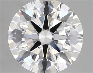 Picture of Lab Created Diamond 2.90 Carats, Round with ideal Cut, D Color, vvs1 Clarity and Certified by IGI