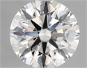 Del inventario de diamantes de laboratorio, 2.59 quilates, Redondo , Color F, claridad vvs2 y certificado IGI