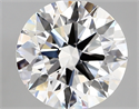 Lab Created Diamond 3.62 Carats, Round with ideal Cut, D Color, vs1 Clarity and Certified by IGI