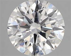Picture of Lab Created Diamond 3.02 Carats, Round with ideal Cut, E Color, vs1 Clarity and Certified by IGI