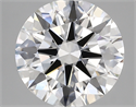 Lab Created Diamond 3.00 Carats, Round with ideal Cut, D Color, vvs2 Clarity and Certified by IGI