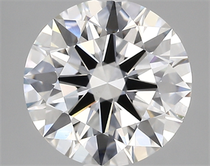 Picture of Lab Created Diamond 3.00 Carats, Round with ideal Cut, D Color, vvs2 Clarity and Certified by IGI