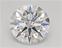 Lab Created Diamond 0.94 Carats, Round with ideal Cut, D Color, vvs2 Clarity and Certified by IGI