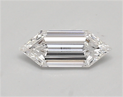 Picture of Lab Created Diamond 0.50 Carats, LONG HEXAGON with  Cut, D Color, vvs2 Clarity and Certified by IGI