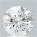 Del inventario de diamantes de laboratorio, 2.10 quilates, Redondo , Color E, claridad VVS1 y certificado IGI