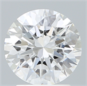 Del inventario de diamantes de laboratorio, 2.24 quilates, Redondo , Color E, claridad VVS2 y certificado IGI