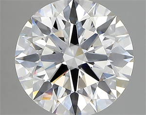 Picture of Lab Created Diamond 2.65 Carats, Round with ideal Cut, D Color, vvs1 Clarity and Certified by IGI