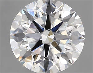 Picture of Lab Created Diamond 2.04 Carats, Round with ideal Cut, D Color, vvs1 Clarity and Certified by IGI