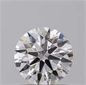 Lab Created Diamond 1.02 Carats, Round with Ideal Cut, E Color, VVS2 Clarity and Certified by IGI