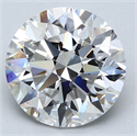 Del inventario de diamantes de laboratorio, 3.50 quilates, Redondo , Color E, claridad VS1 y certificado IGI