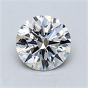 Lab Created Diamond 1.01 Carats, Round with Ideal Cut, D Color, VS1 Clarity and Certified by IGI