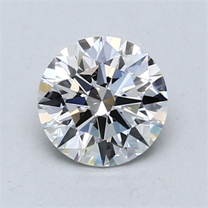 Picture of Lab Created Diamond 1.01 Carats, Round with Ideal Cut, D Color, VS1 Clarity and Certified by IGI