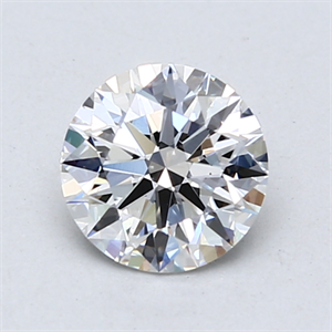 Picture of Lab Created Diamond 1.04 Carats, Round with Ideal Cut, D Color, VS1 Clarity and Certified by IGI