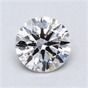 Lab Created Diamond 1.07 Carats, Round with Ideal Cut, E Color, VS1 Clarity and Certified by IGI