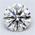 Del inventario de diamantes de laboratorio, 2.06 quilates, Redondo , Color E, claridad VVS2 y certificado IGI