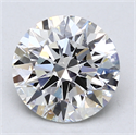 Del inventario de diamantes de laboratorio, 2.06 quilates, Redondo , Color G, claridad VVS2 y certificado IGI