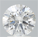 Del inventario de diamantes de laboratorio, 2.10 quilates, Redondo , Color E, claridad VVS1 y certificado IGI