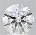 Del inventario de diamantes de laboratorio, 2.07 quilates, Redondo , Color D, claridad VVS2 y certificado IGI