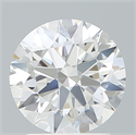 Del inventario de diamantes de laboratorio, 2.09 quilates, Redondo , Color E, claridad VVS1 y certificado IGI