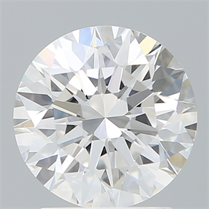 Picture of Lab Created Diamond 2.16 Carats, Round with Excellent Cut, D Color, VVS2 Clarity and Certified by IGI