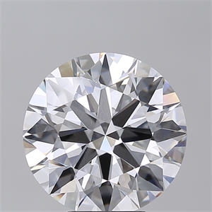 Picture of Lab Created Diamond 6.02 Carats, Round with Ideal Cut, E Color, VVS2 Clarity and Certified by IGI