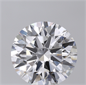 Lab Created Diamond 6.02 Carats, Round with Ideal Cut, F Color, VVS2 Clarity and Certified by IGI