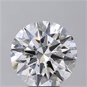 Lab Created Diamond 6.01 Carats, Round with Ideal Cut, F Color, VVS2 Clarity and Certified by IGI