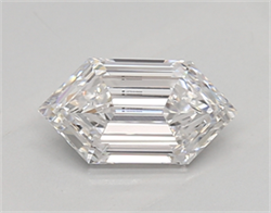 Picture of Lab Created Diamond 0.72 Carats, LONG HEXAGON with  Cut, D Color, vvs1 Clarity and Certified by IGI