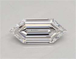 Picture of Lab Created Diamond 0.61 Carats, LONG HEXAGON with  Cut, E Color, vvs1 Clarity and Certified by IGI