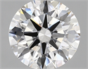 Lab Created Diamond 2.50 Carats, Round with ideal Cut, D Color, vvs2 Clarity and Certified by IGI