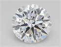 Lab Created Diamond 0.92 Carats, Round with ideal Cut, D Color, vvs2 Clarity and Certified by IGI