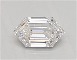 Picture of Lab Created Diamond 0.52 Carats, LONG HEXAGON with  Cut, D Color, vvs1 Clarity and Certified by IGI