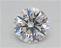 Lab Created Diamond 1.03 Carats, Round with Ideal Cut, D Color, VVS2 Clarity and Certified by IGI