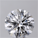 Lab Created Diamond 6.01 Carats, Round with Ideal Cut, F Color, VVS2 Clarity and Certified by IGI