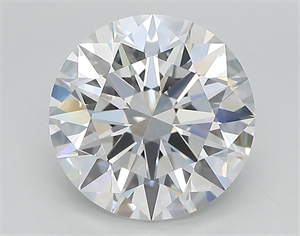 Picture of Lab Created Diamond 3.02 Carats, Round with ideal Cut, D Color, vvs1 Clarity and Certified by IGI