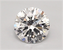 Lab Created Diamond 1.01 Carats, Round with excellent Cut, D Color, vvs2 Clarity and Certified by IGI
