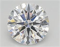 Lab Created Diamond 0.93 Carats, Round with ideal Cut, D Color, vvs2 Clarity and Certified by IGI