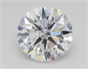 Lab Created Diamond 0.70 Carats, Round with ideal Cut, D Color, vvs2 Clarity and Certified by IGI