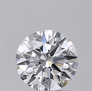 Picture of Lab Created Diamond 1.03 Carats, Round with Ideal Cut, D Color, VVS2 Clarity and Certified by IGI