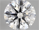 Lab Created Diamond 1.42 Carats, Round with ideal Cut, D Color, vvs2 Clarity and Certified by IGI